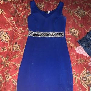 Bodycon blue dress